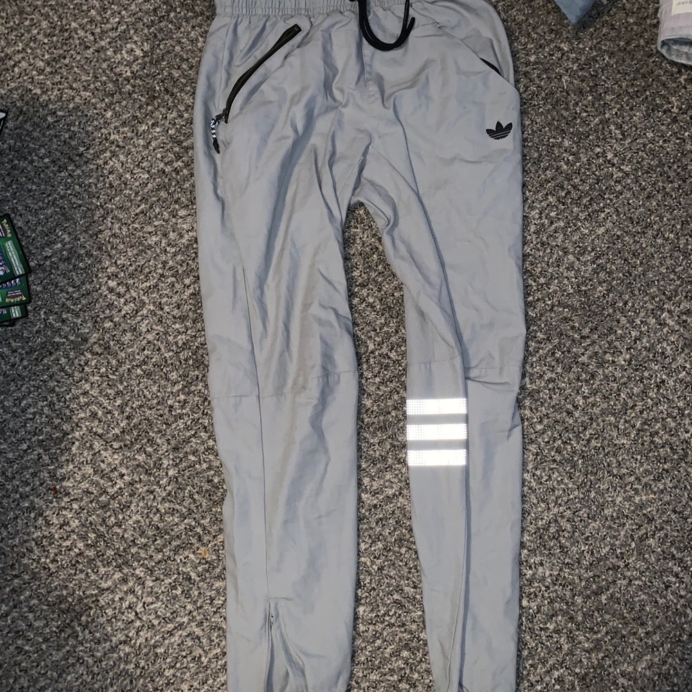 Adidas zip up joggers